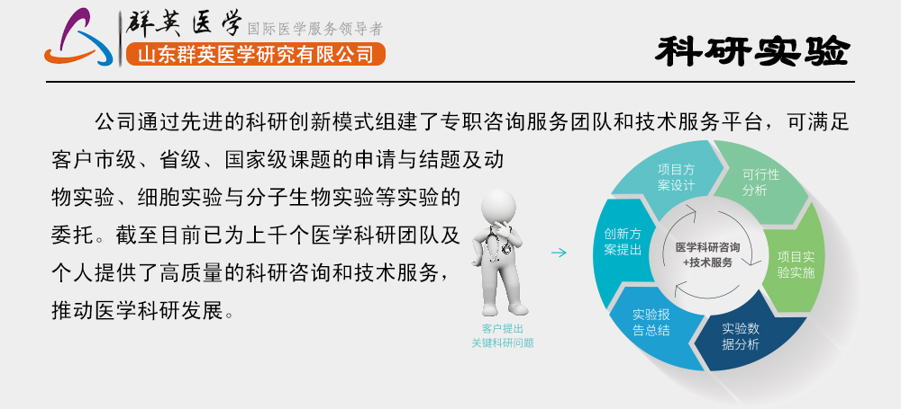 山東群英醫(yī)學(xué)研究有限公司科研實(shí)驗(yàn)服務(wù)項(xiàng)目